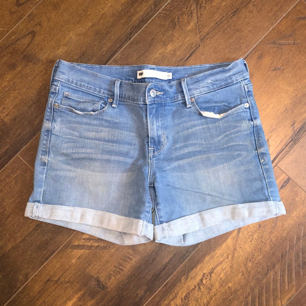 Levi's Blue Jean Shorts Size 28